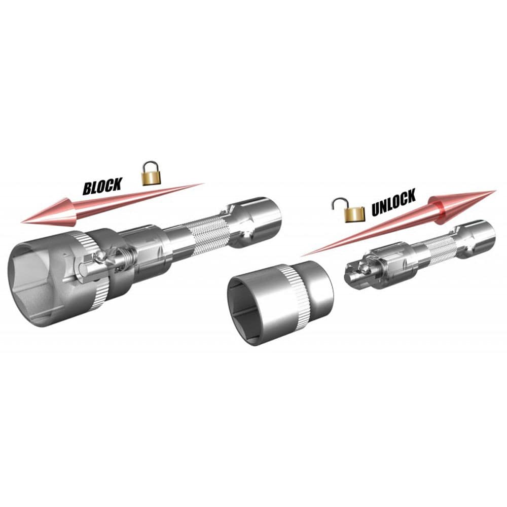 1/2'' POPLock Quick Release Locking Extension Bar (250,450 & 600 MmL